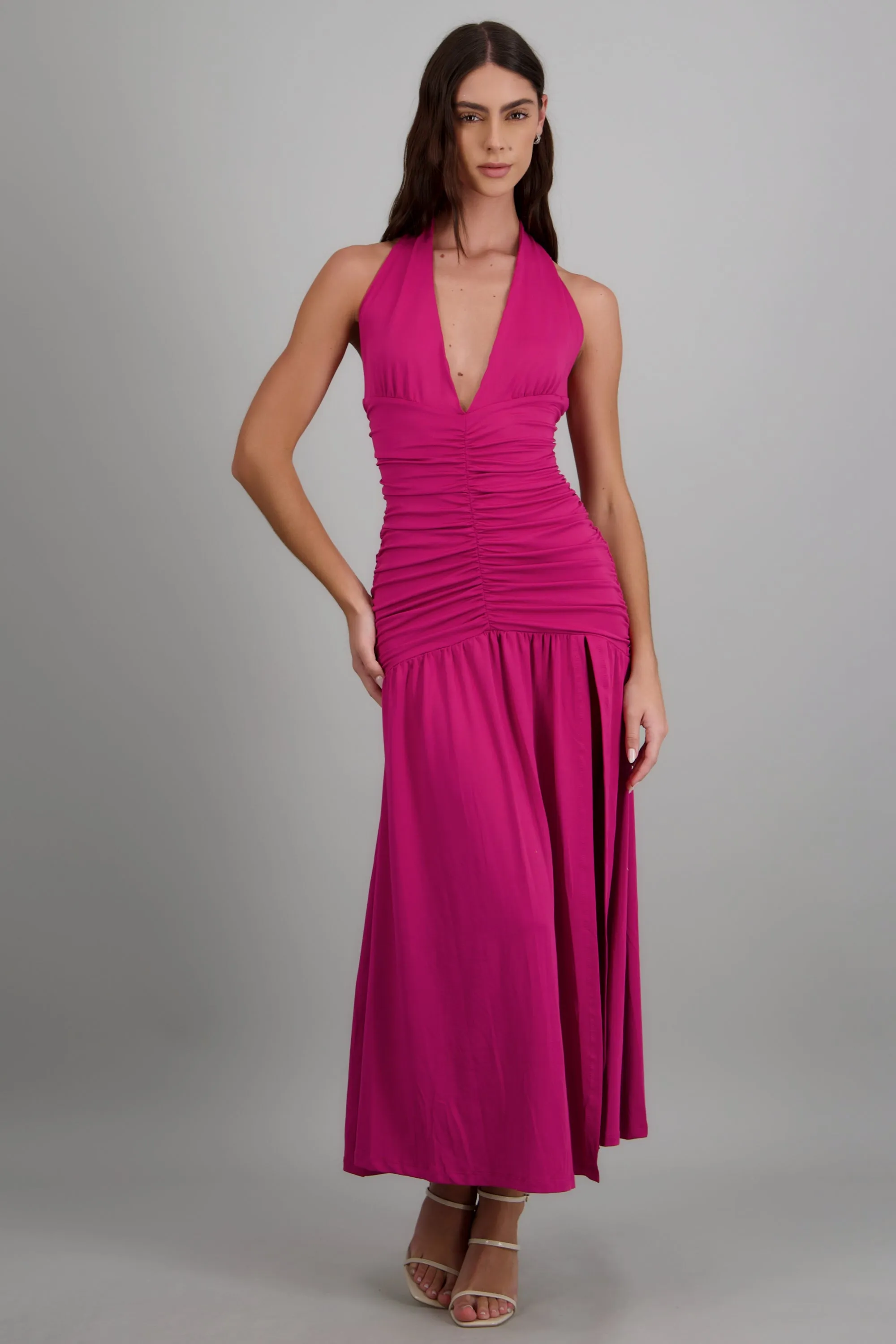 Vestido maxi liso sold by Shasa product image thumbnail 3
