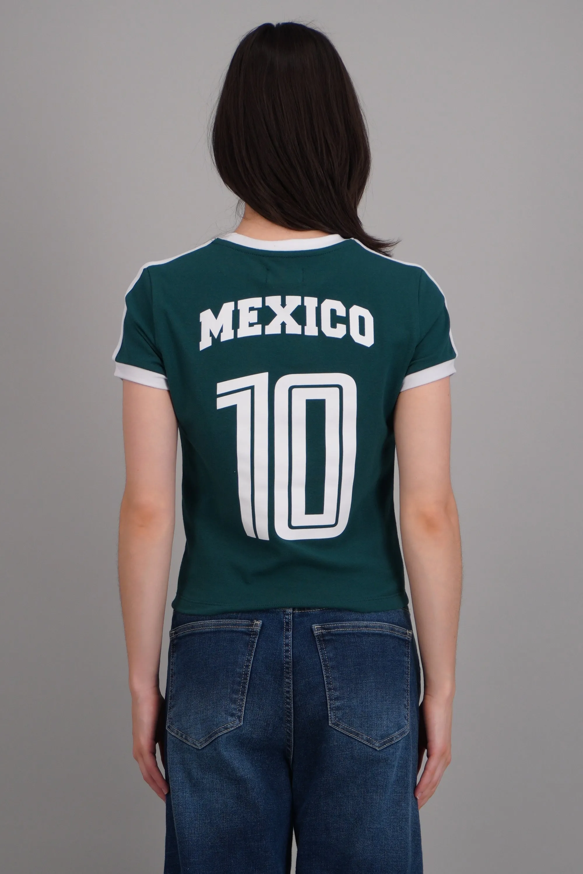 Playera corta contraste México sold by Shasa product image thumbnail 4
