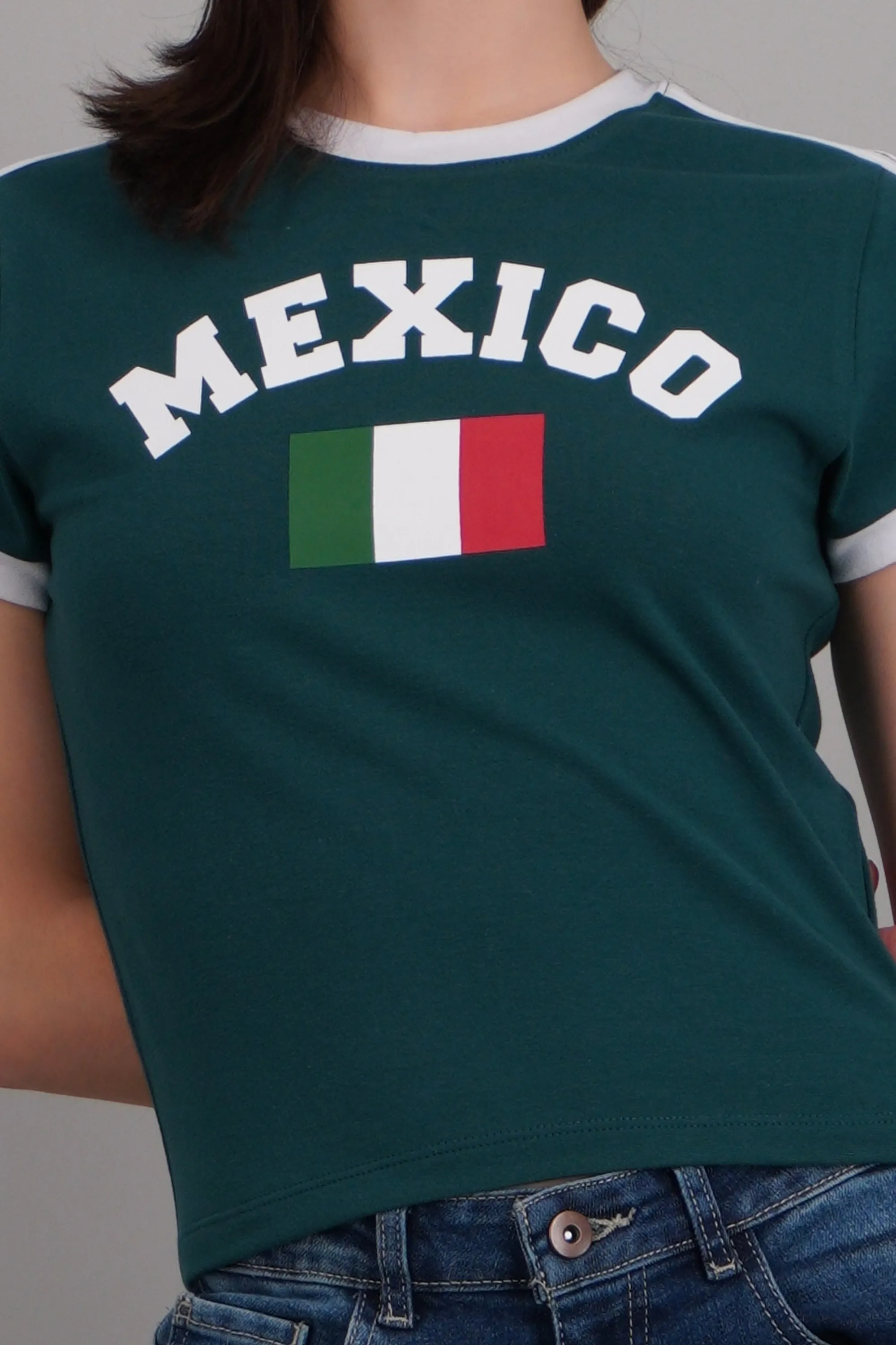 Playera corta contraste México sold by Shasa product image thumbnail 5
