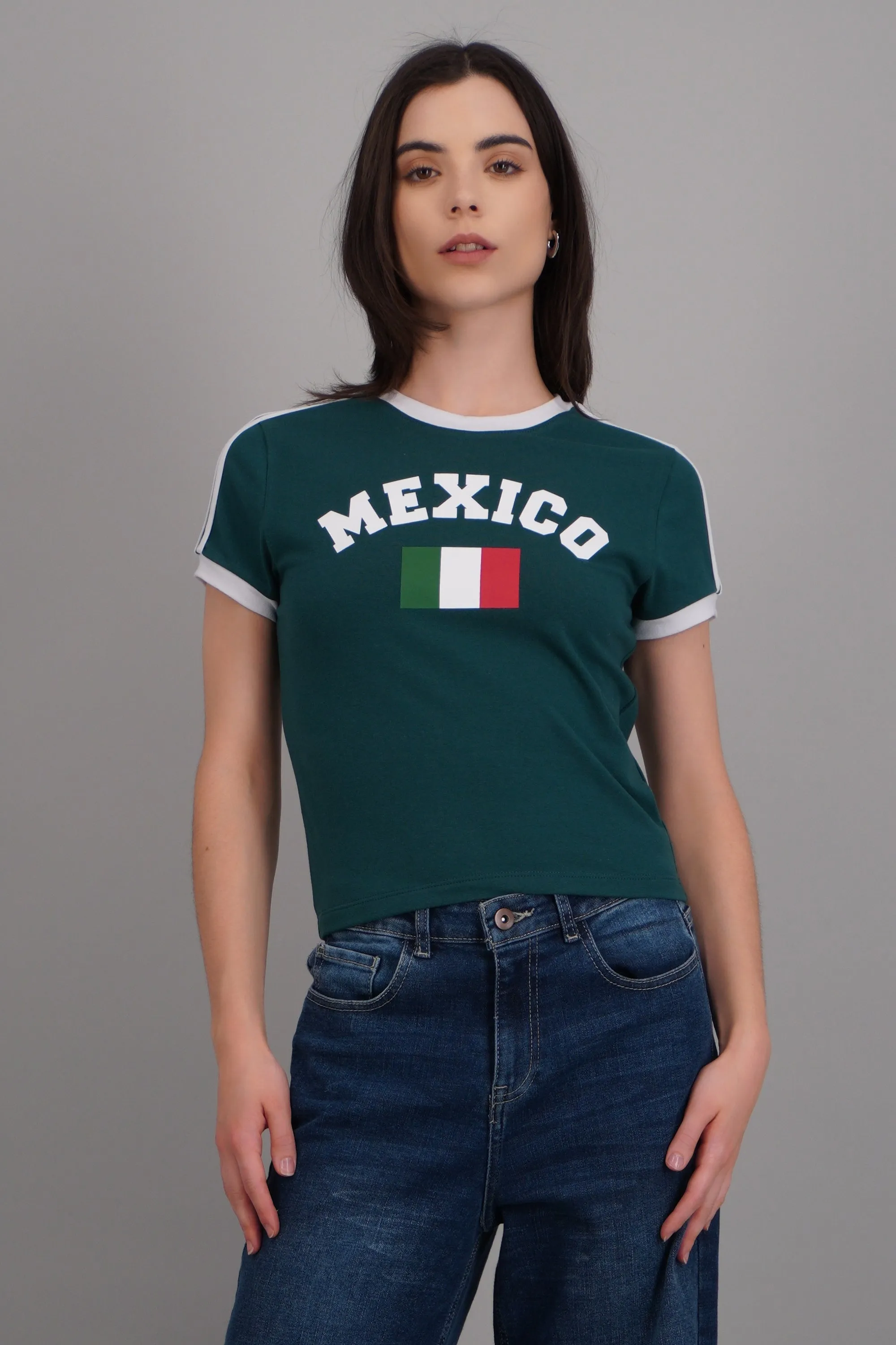 Playera corta contraste México sold by Shasa product image thumbnail 2