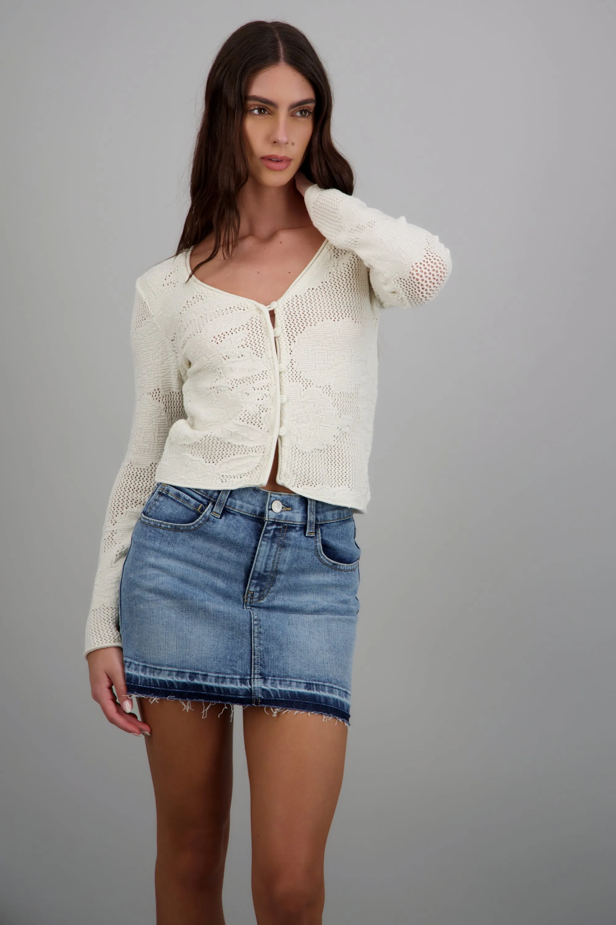 Cardigan flores calado sold by Shasa product image thumbnail 3