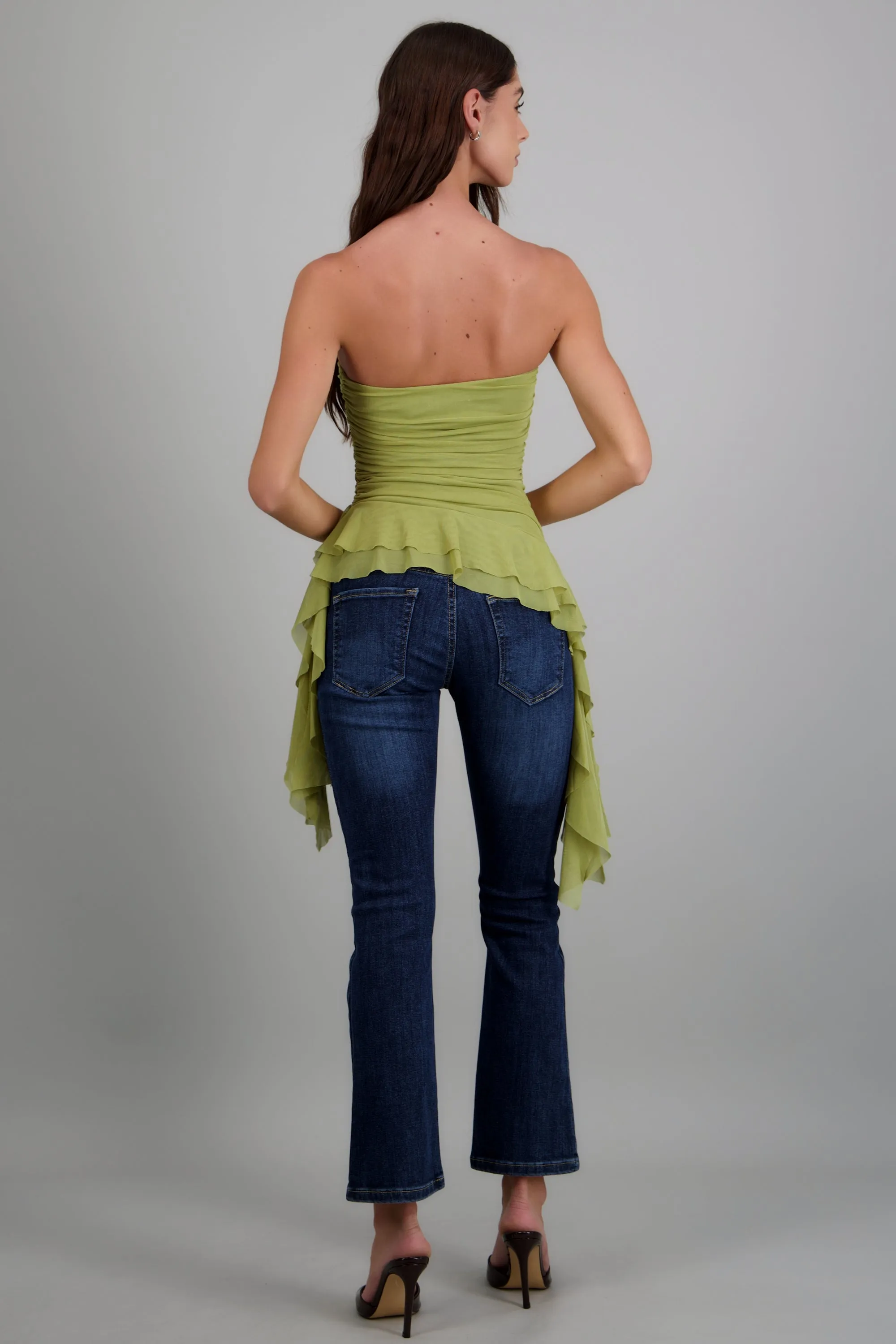 Top strapless drapeado sold by Shasa product image thumbnail 4