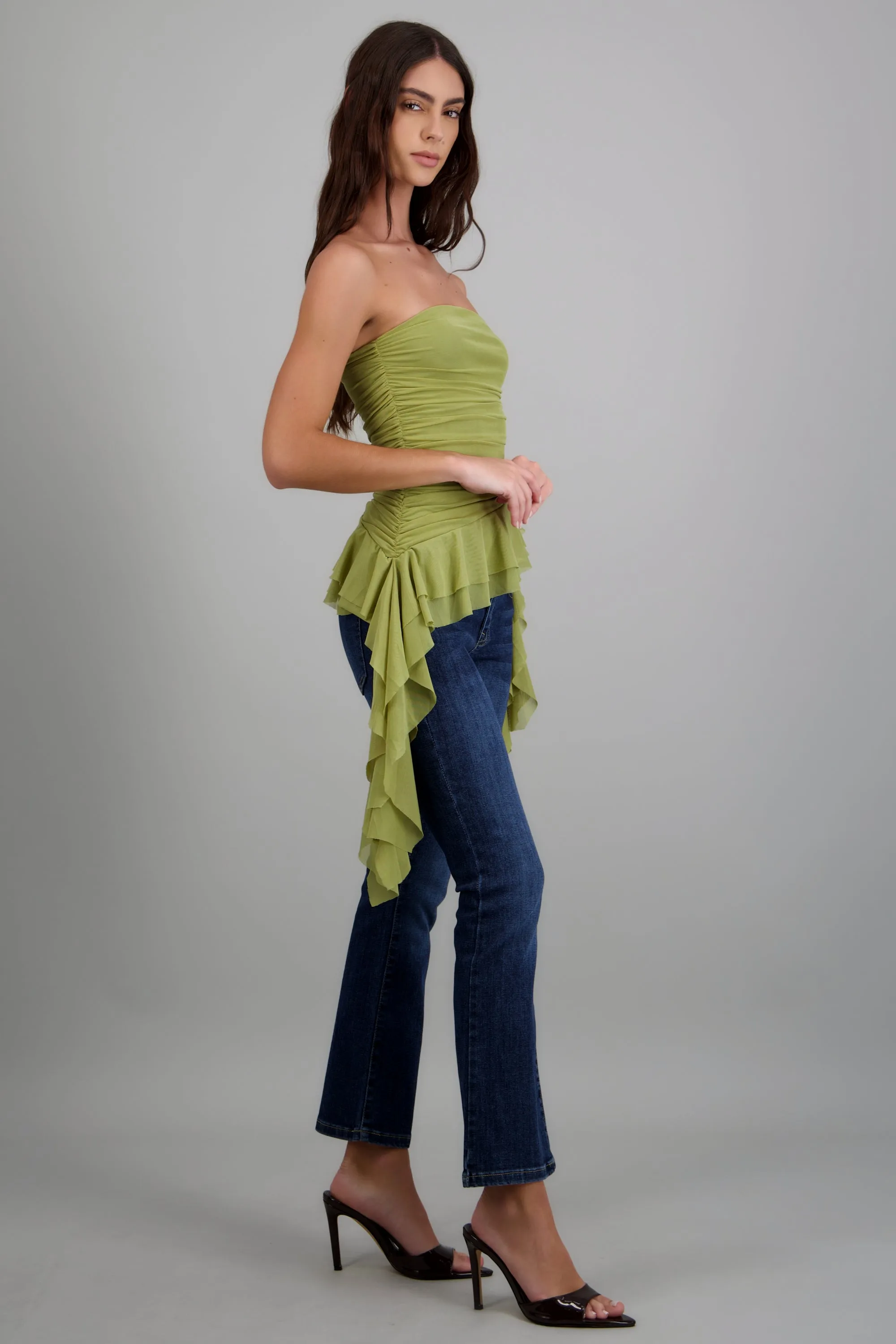Top strapless drapeado sold by Shasa product image thumbnail 2