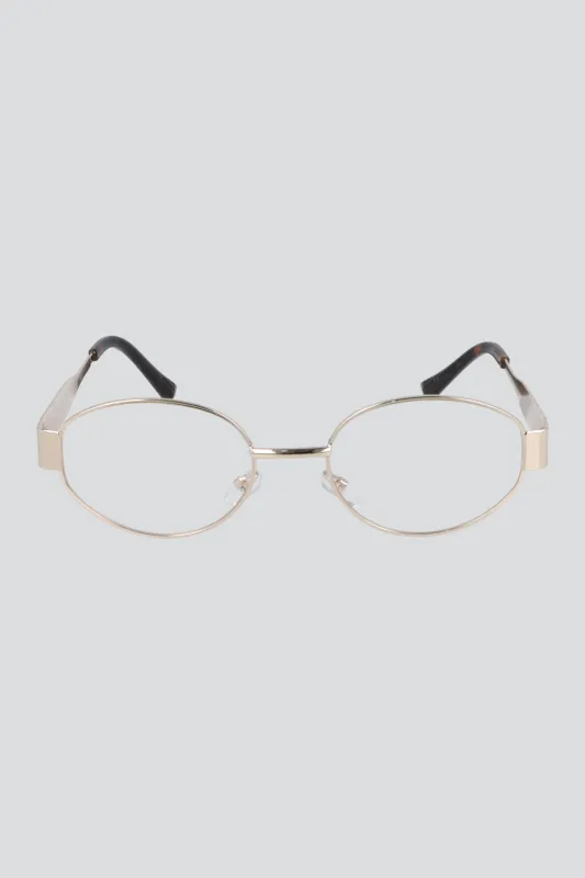 Lentes ovalados retro luz azul made by Shasa