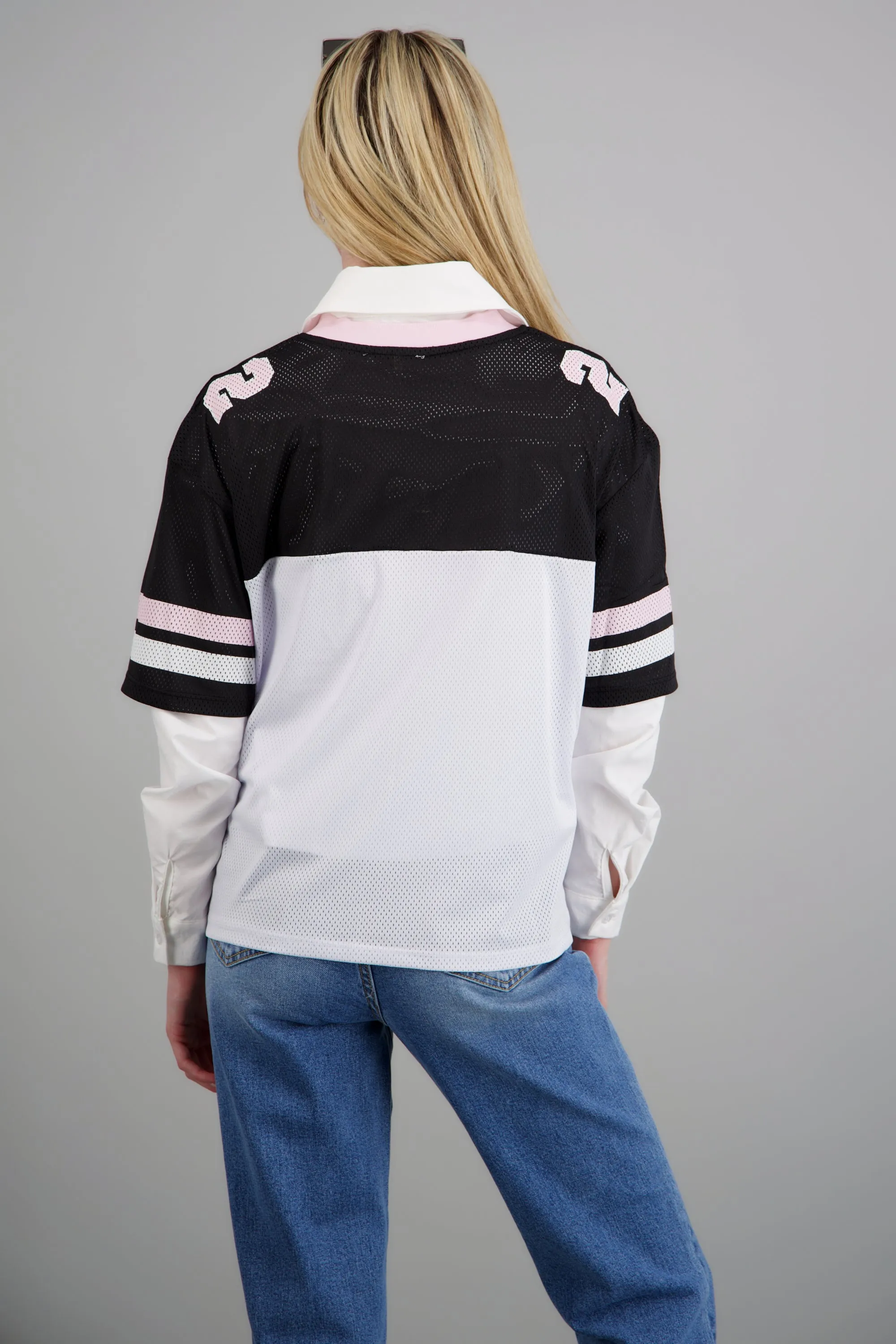 Playera tipojersey constraste estrellas sold by Shasa product image thumbnail 4