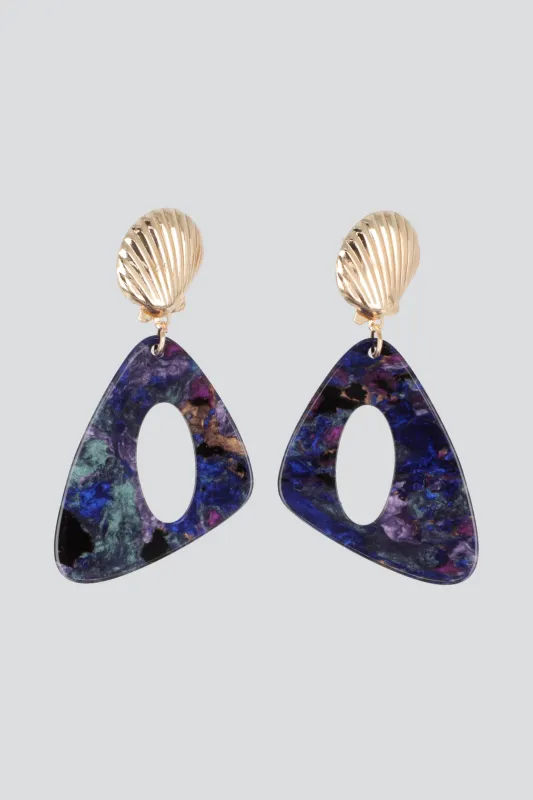 Aretes conchita forma color made by Shasa