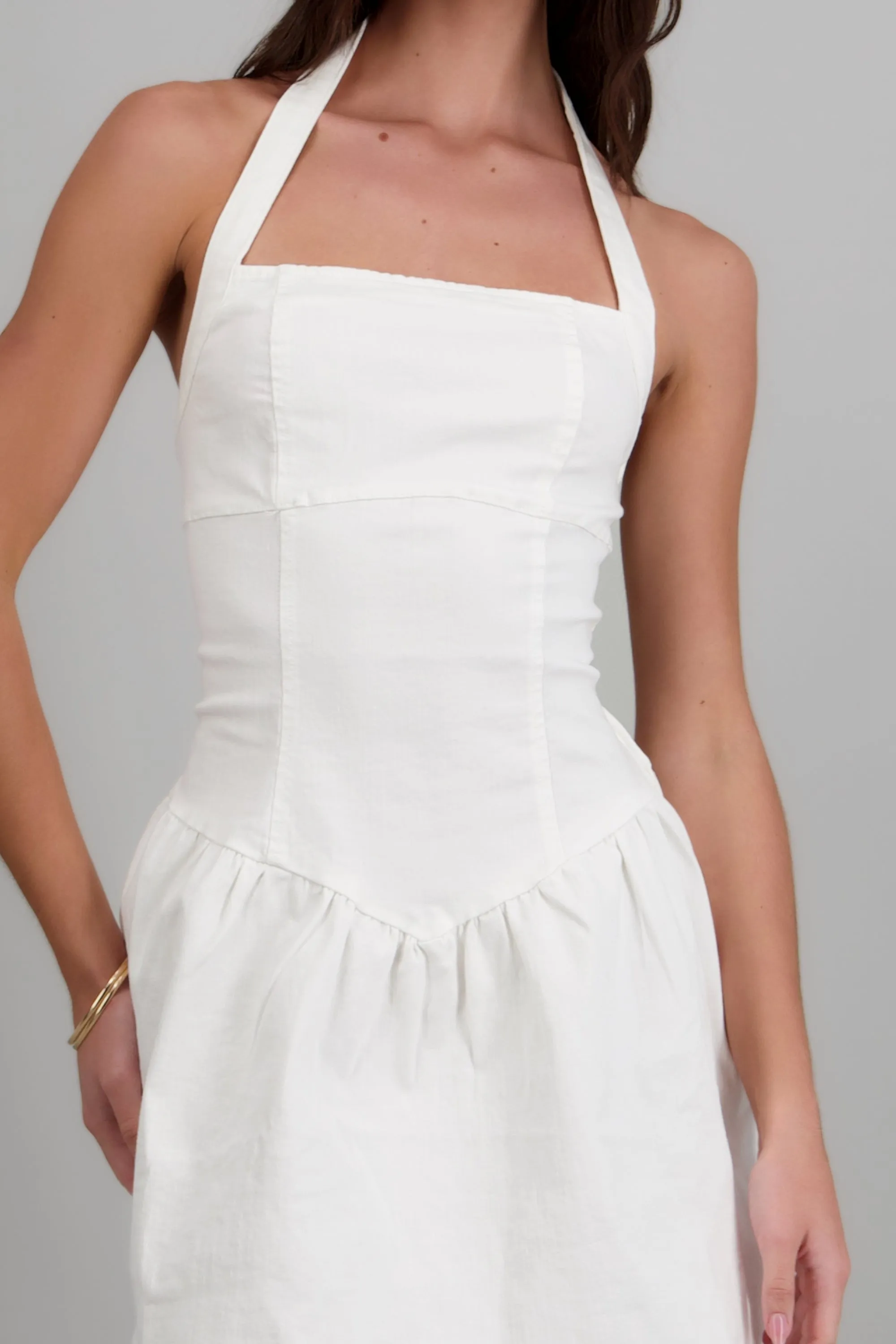 Vestido halter detalle smock en espalda sold by Shasa product image thumbnail 5