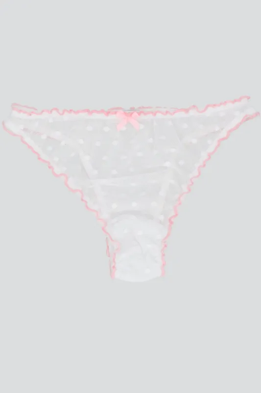 Tanga mesh puntos olanes made by Shasa