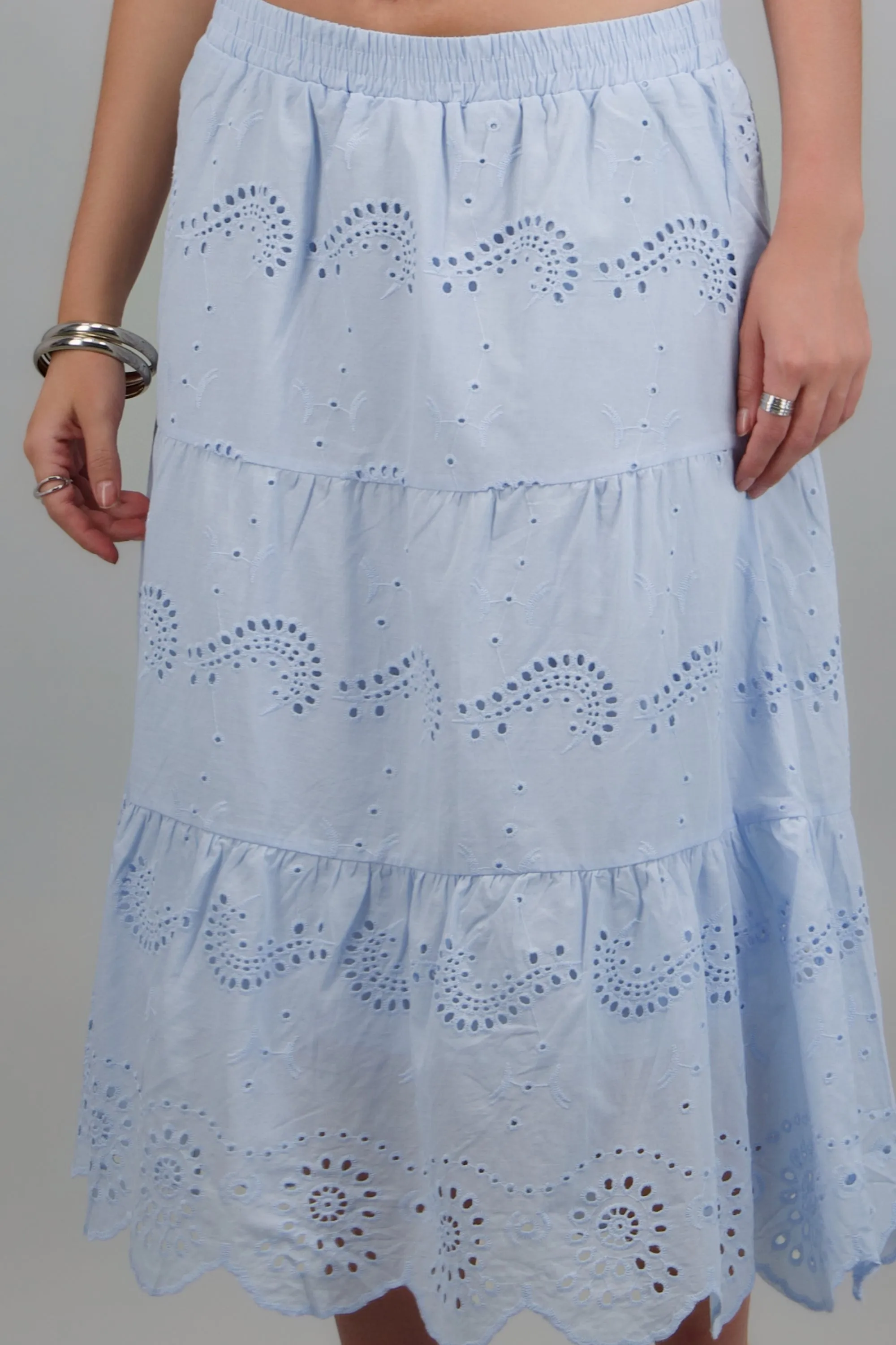 Falda maxi eyelet sold by Shasa product image thumbnail 5
