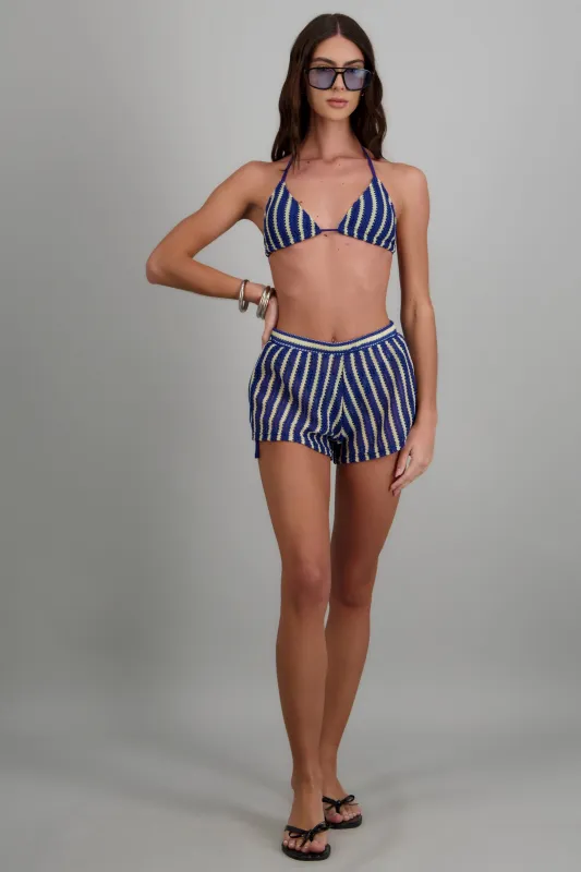 BIKINI 3PZ LINEAS TIPO CROCHET made by Shasa