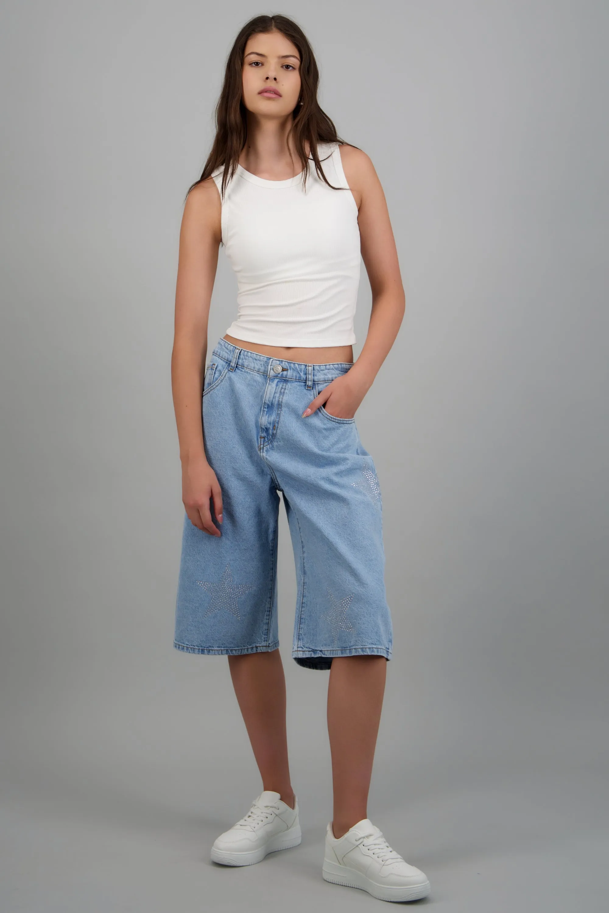 Bermuda denim estrellas brillos sold by Shasa product image thumbnail 3