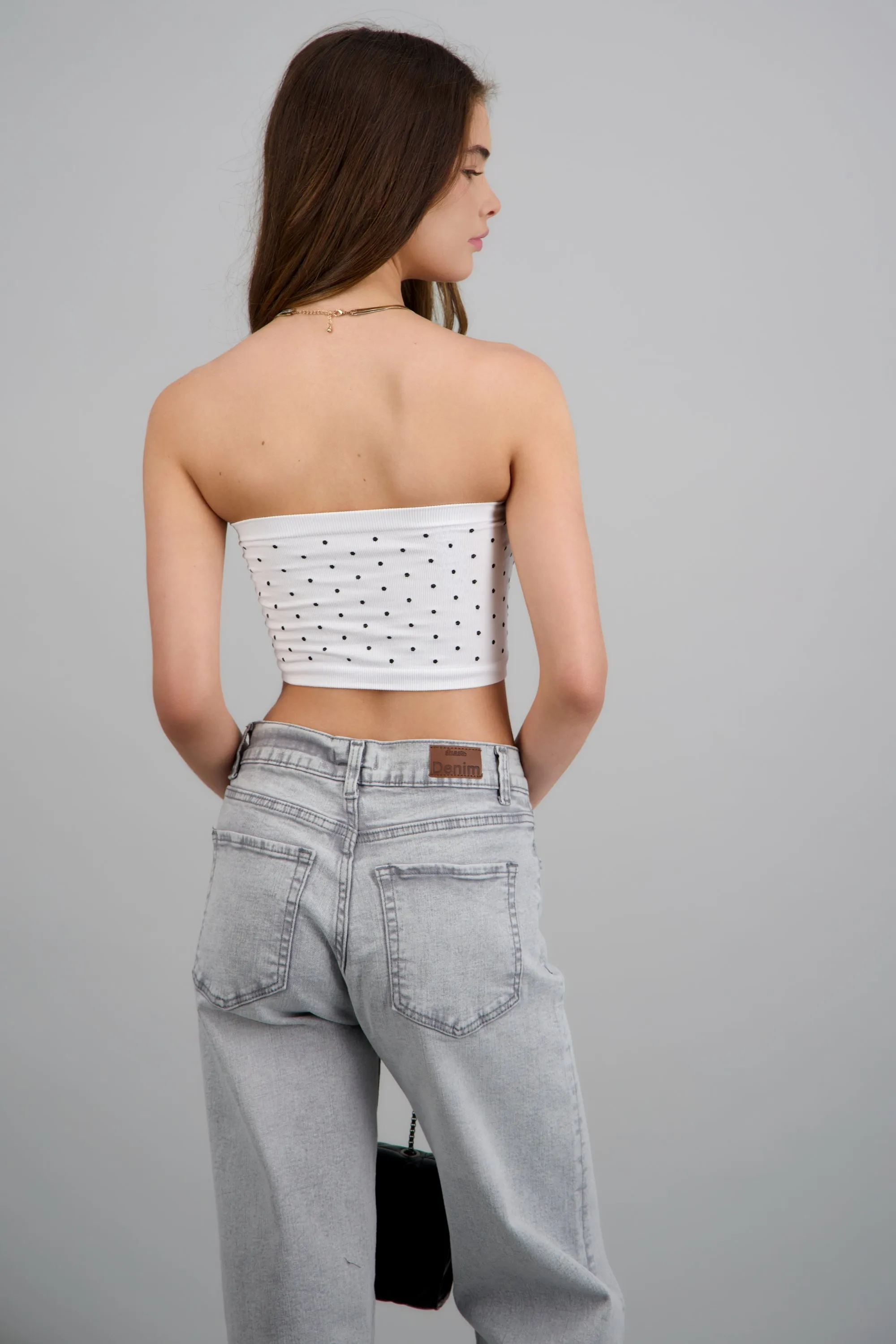 Top tubo seamless polka dots sold by Shasa product image thumbnail 4