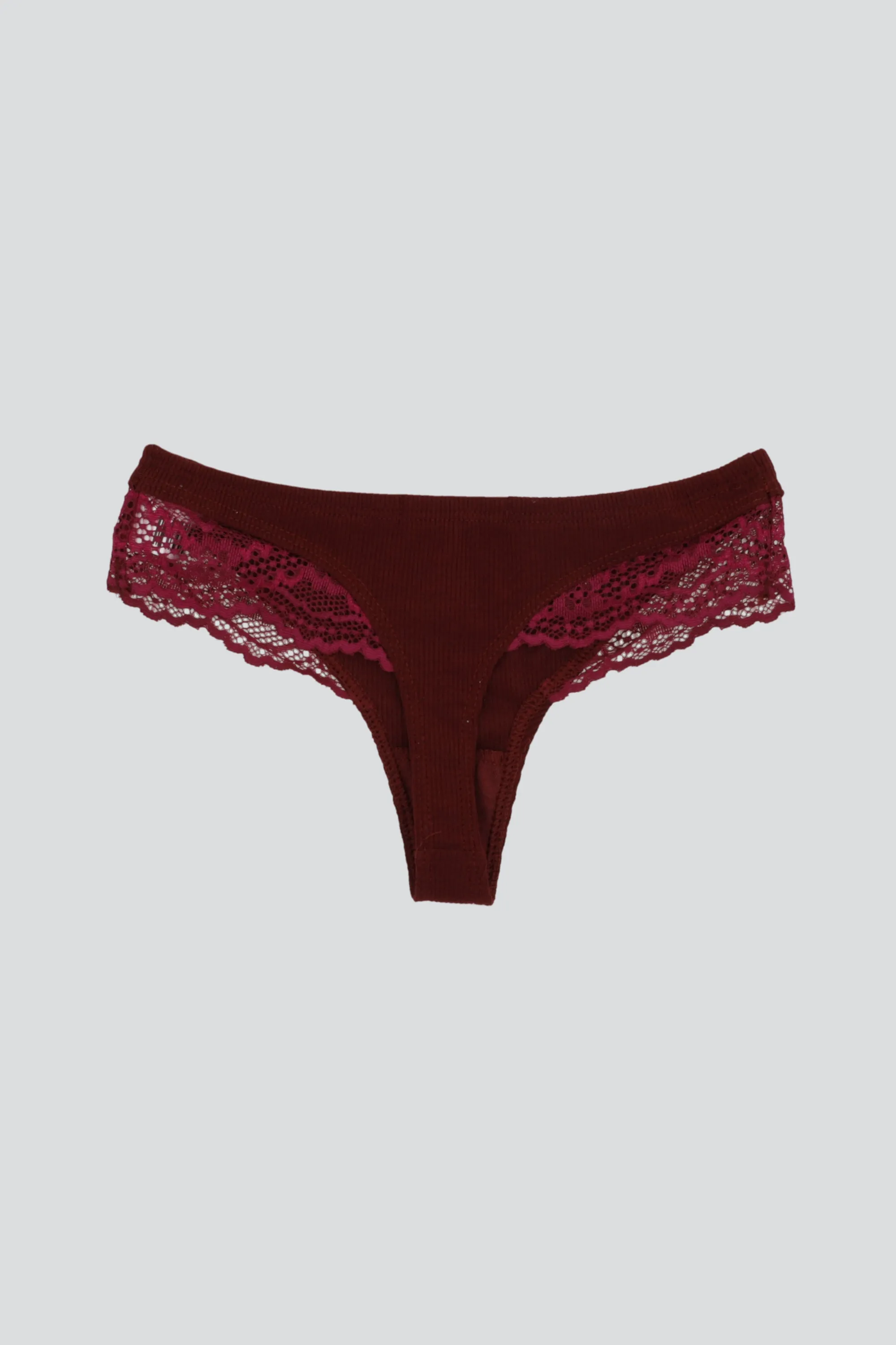 Tanga rib con encaje lateral sold by Shasa product image thumbnail 2