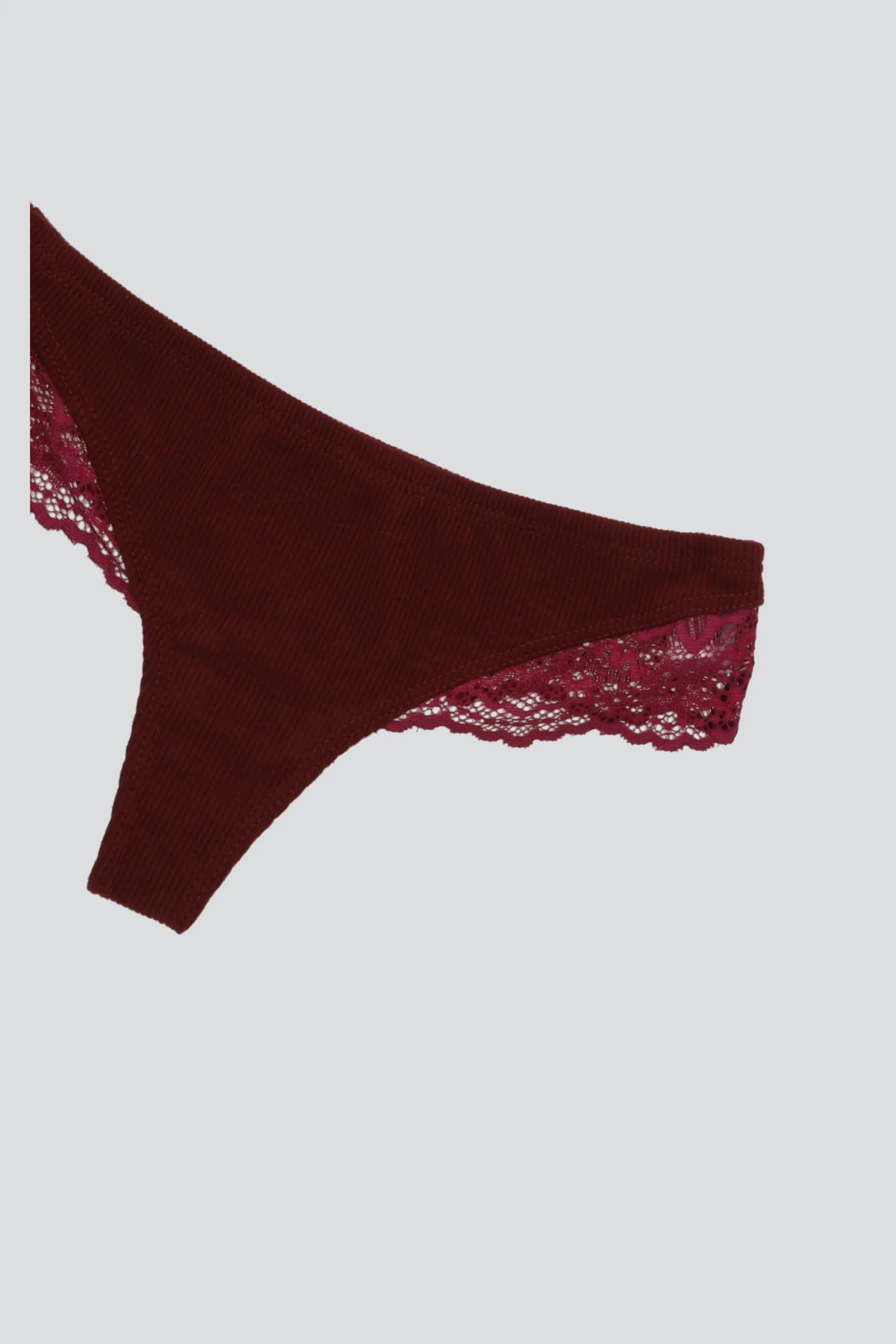 Tanga rib con encaje lateral sold by Shasa product image thumbnail 3