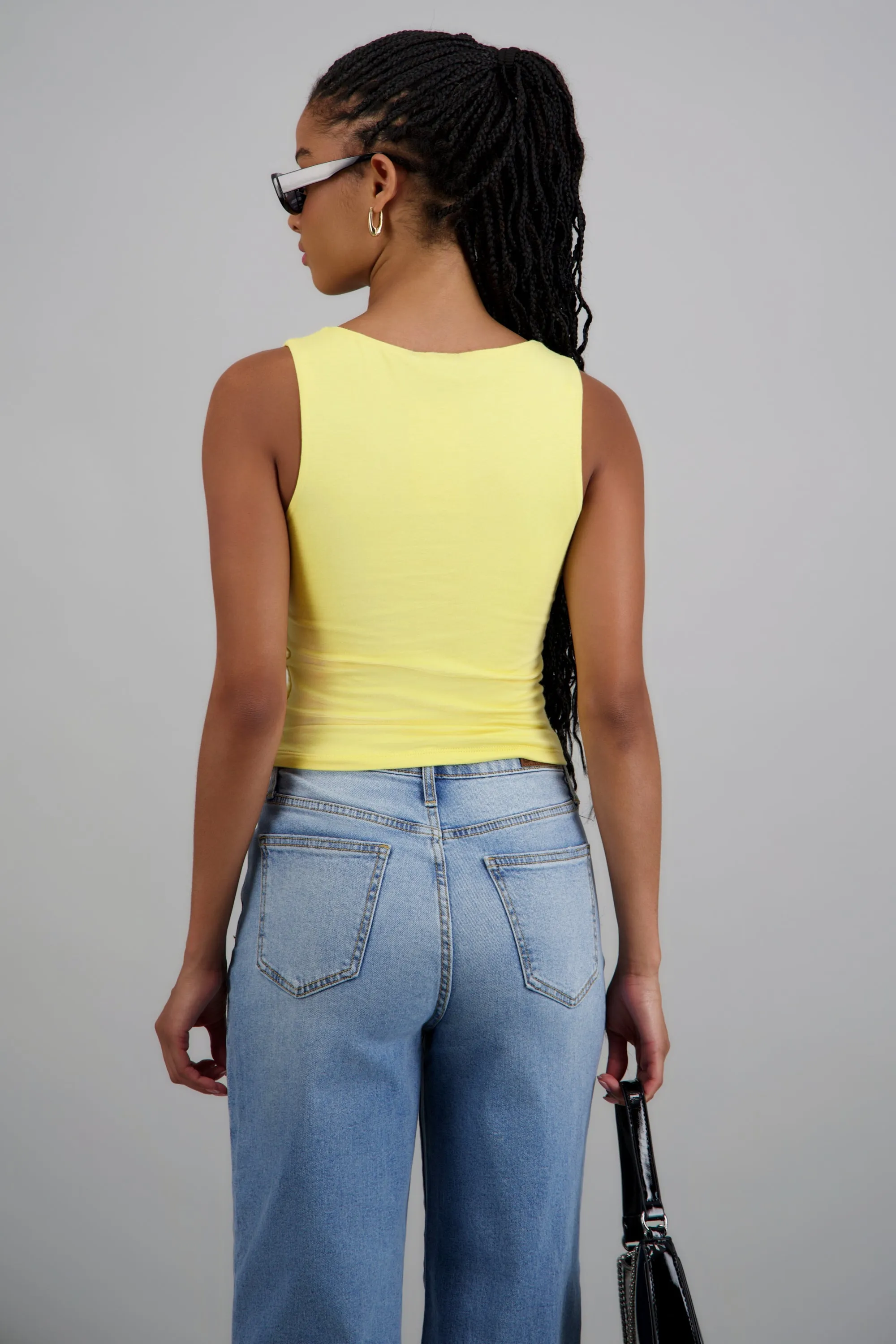 Top escote recto tacto suave sold by Shasa product image thumbnail 4