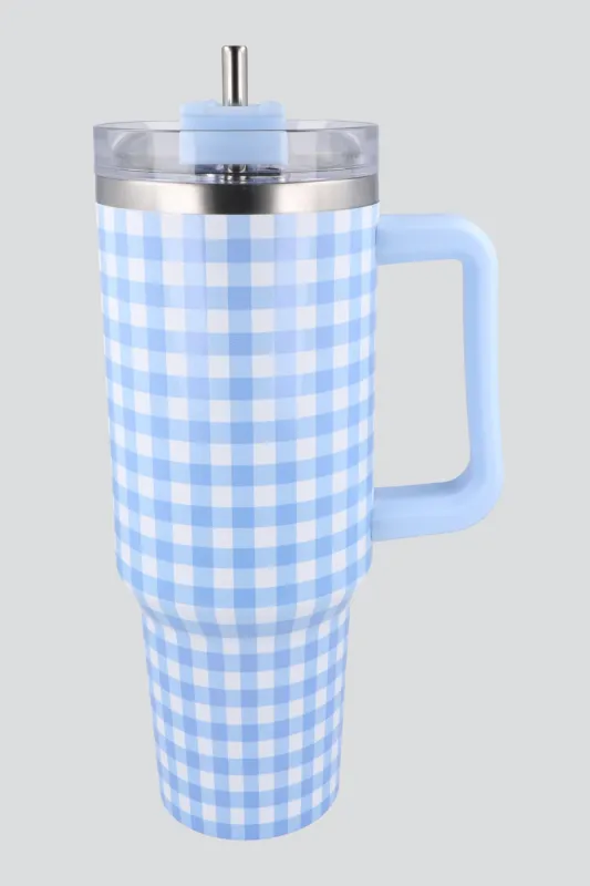 Vaso 1200ml cuadros made by Shasa