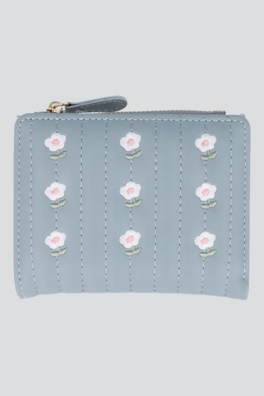 Cartera flores bordadas made by Shasa
