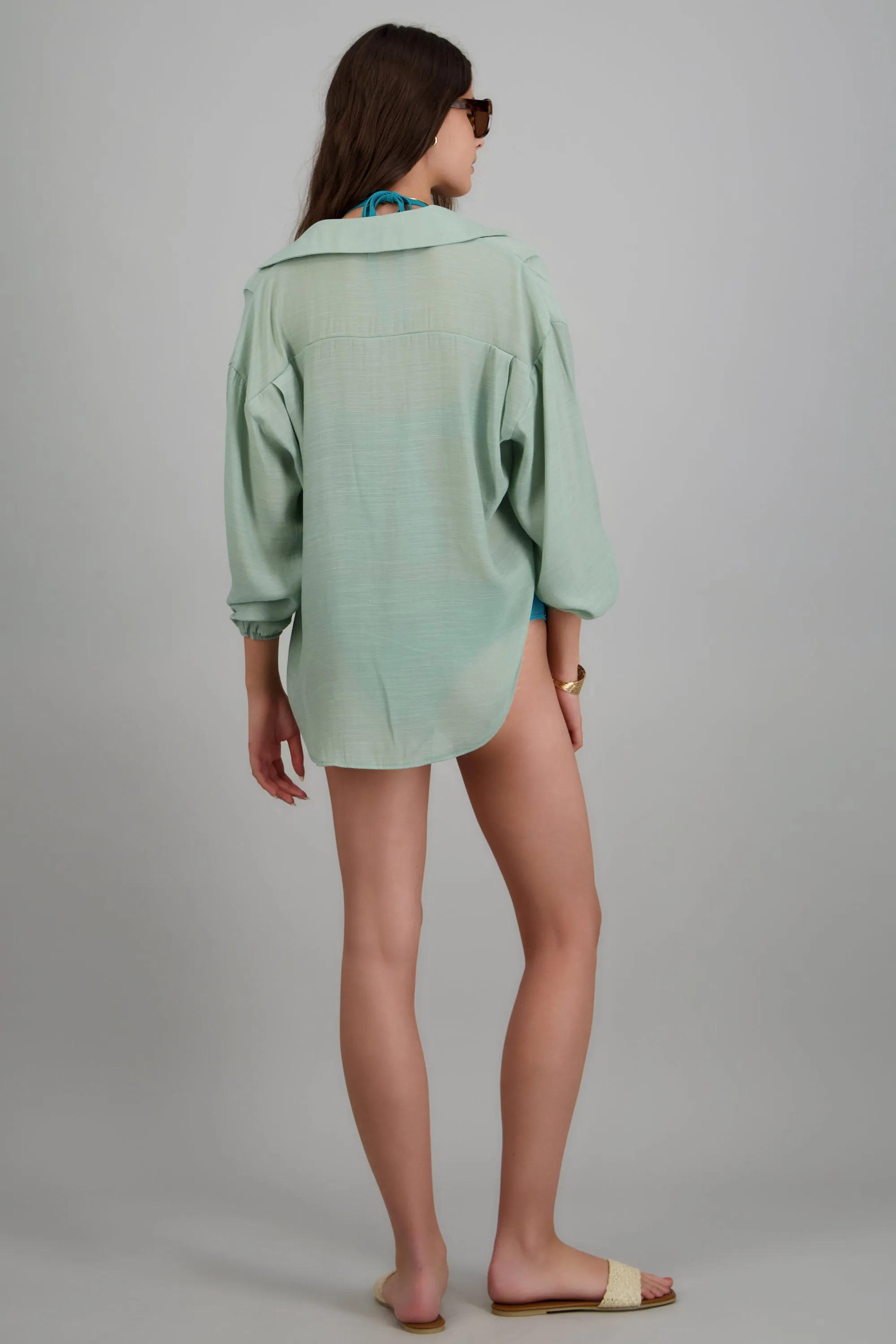 Camisa over ligera manga larga sold by Shasa product image thumbnail 2