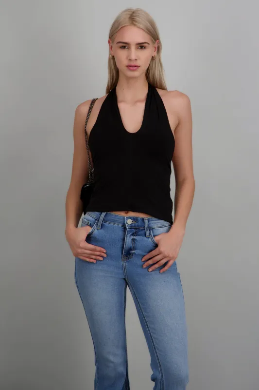 Top halter cruzado made by Shasa