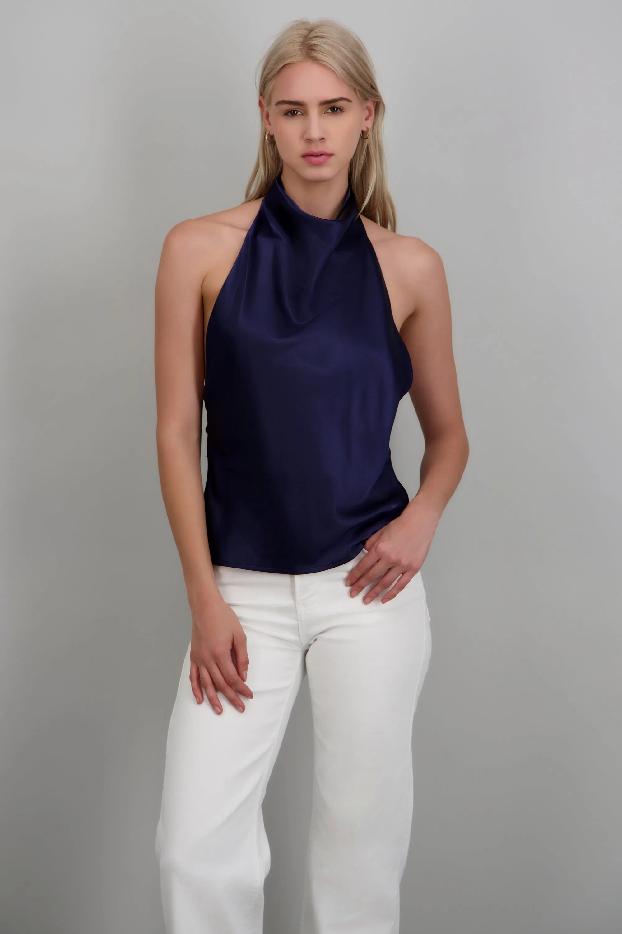 Top de satin halter sold by Shasa product image thumbnail 3