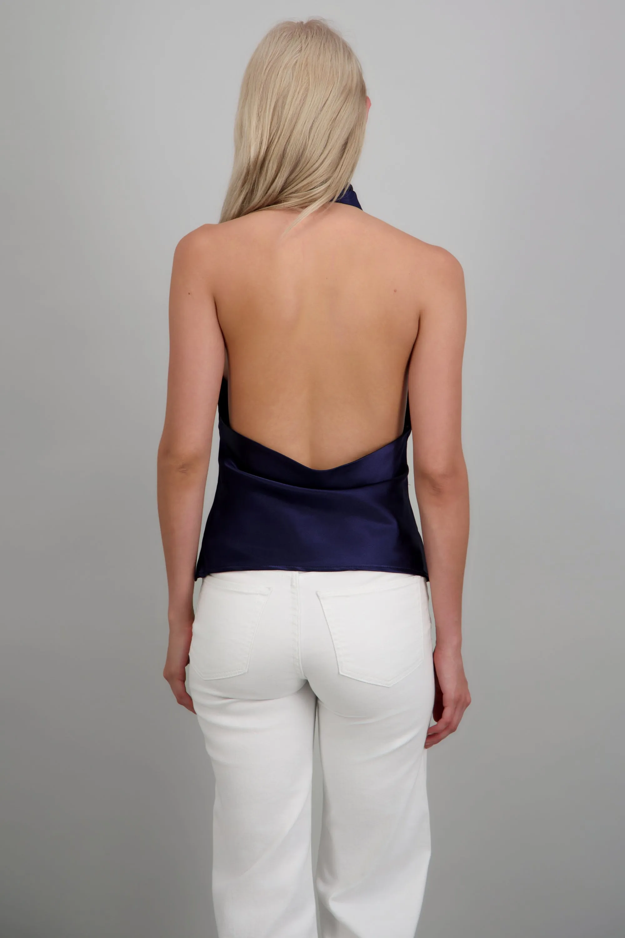 Top de satin halter sold by Shasa product image thumbnail 4