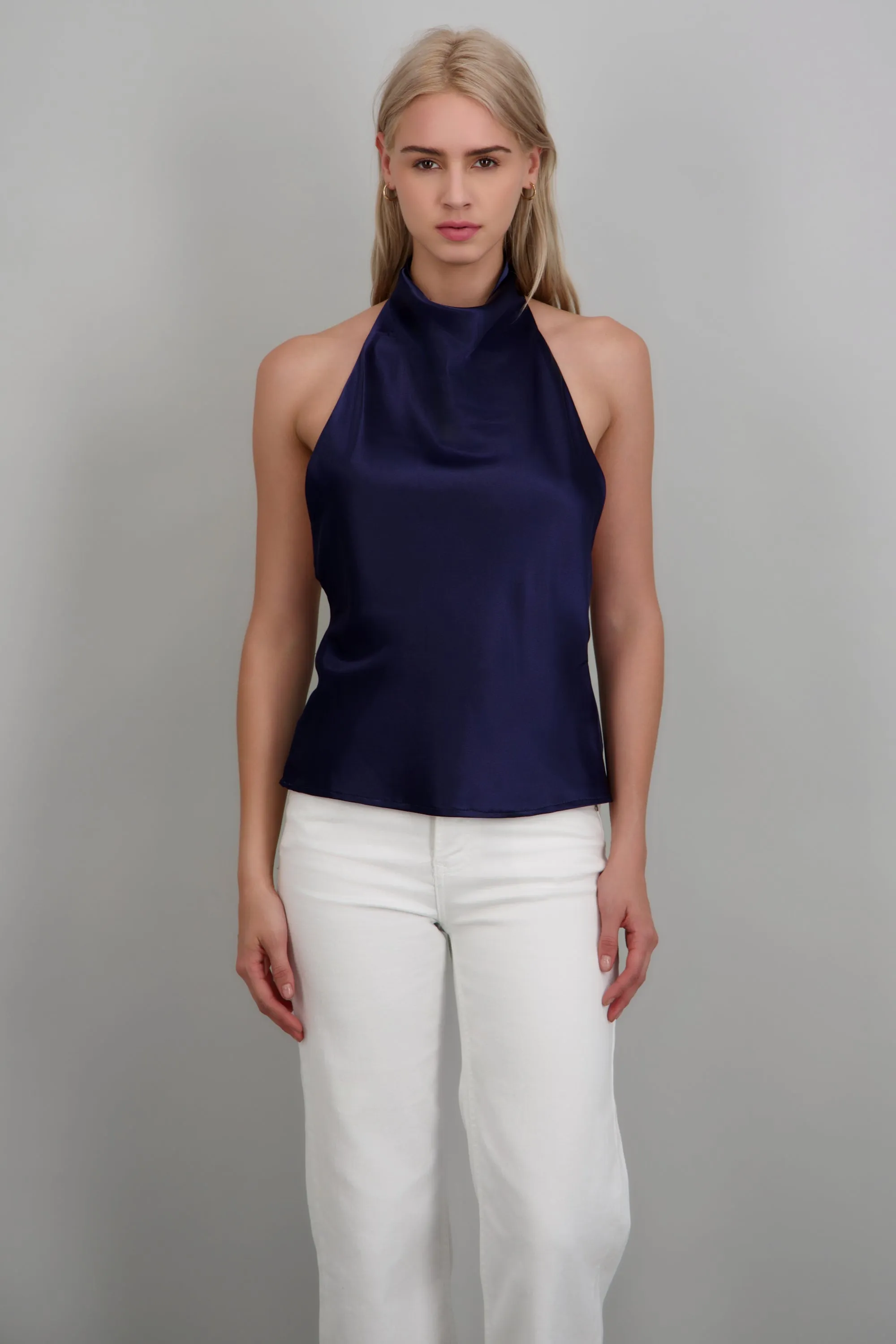 Top de satin halter sold by Shasa
