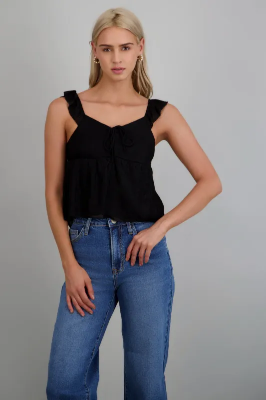 Blusa encaje det amarre made by Shasa