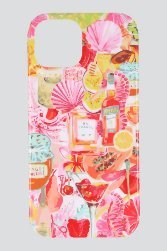 Funda iphone 15 frutas tropical made by Shasa