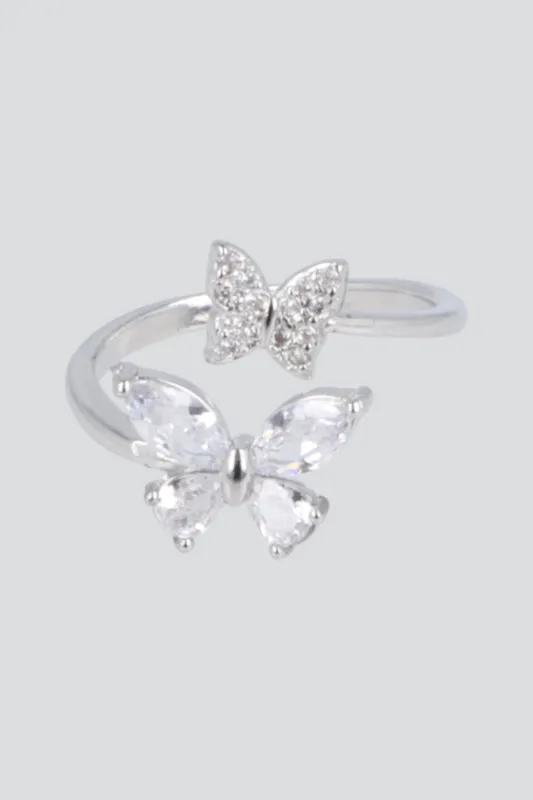 ANILLO 2 MARIPOSAS PQ made by Shasa