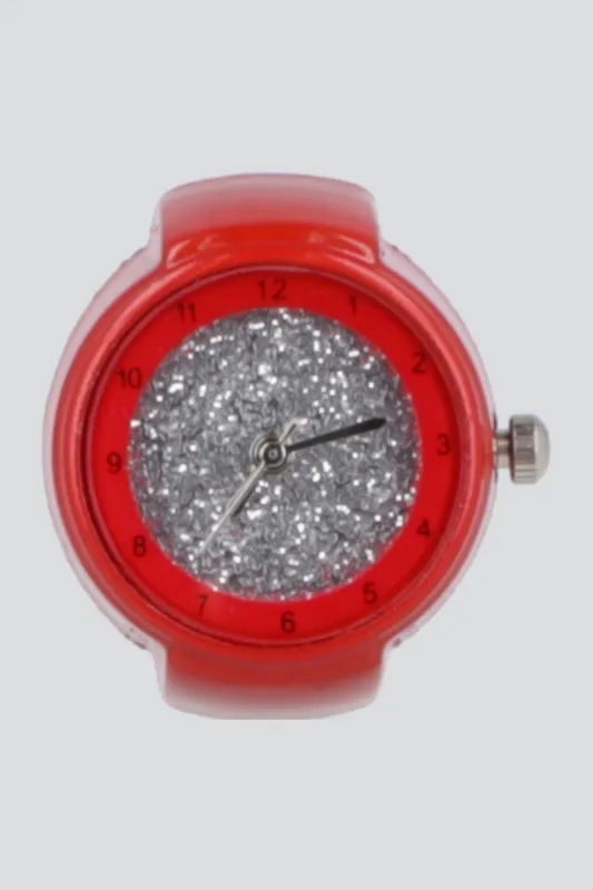 ANILLO RELOJ COLOR GLITTER made by Shasa