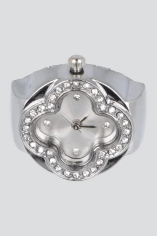 ANILLO RELOJ FLOR made by Shasa
