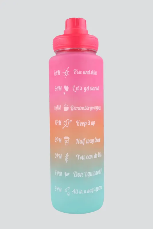 Botella degradado multicolor medidas made by Shasa