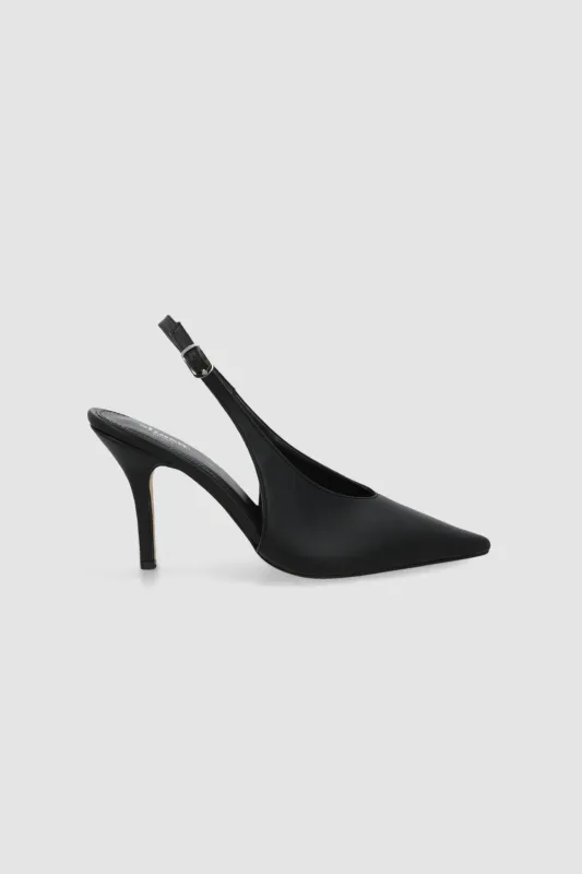 Tacon puntal sling back made by Shasa