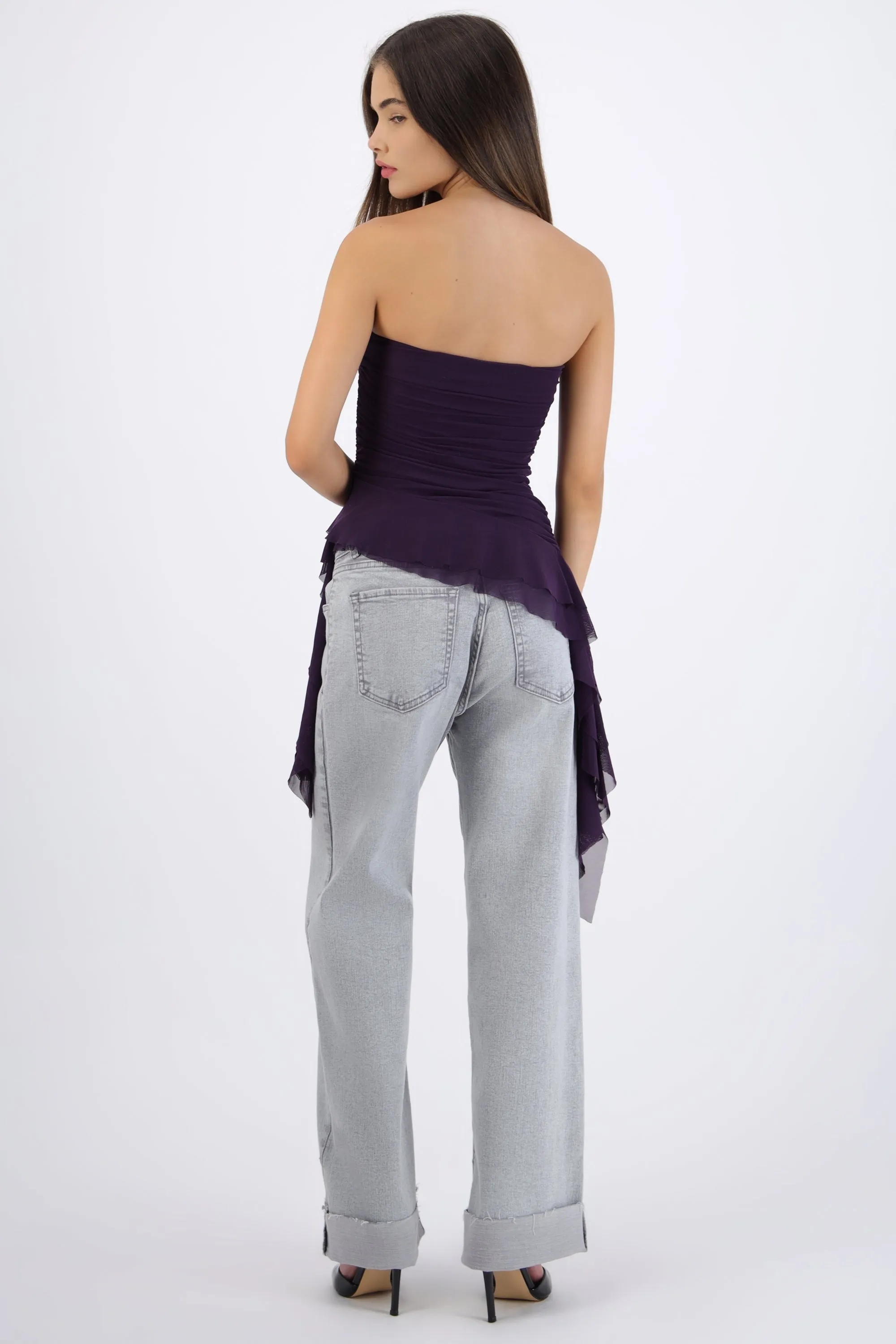 Top strapless drapeado sold by Shasa product image thumbnail 2