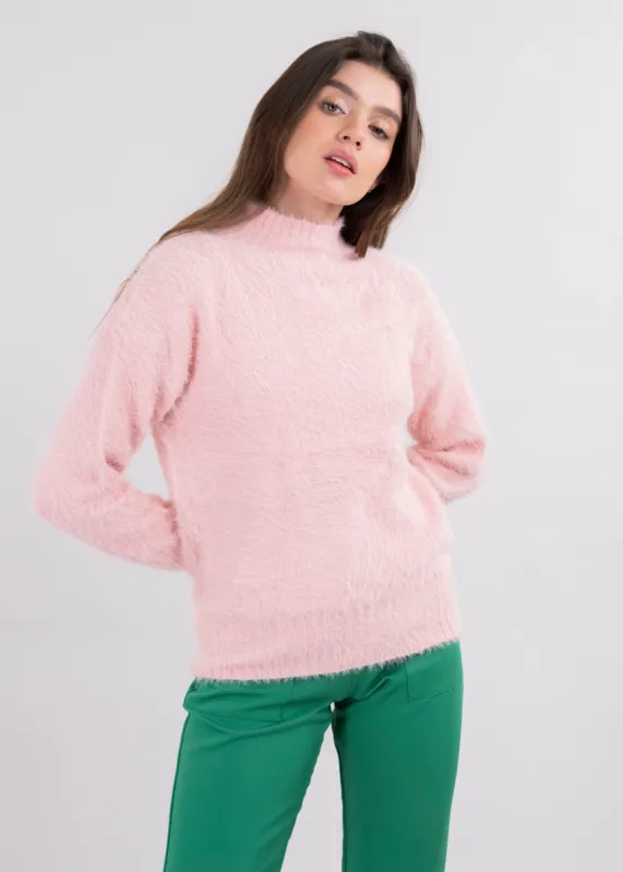Suéter peluche cuello alto sold by Shasa