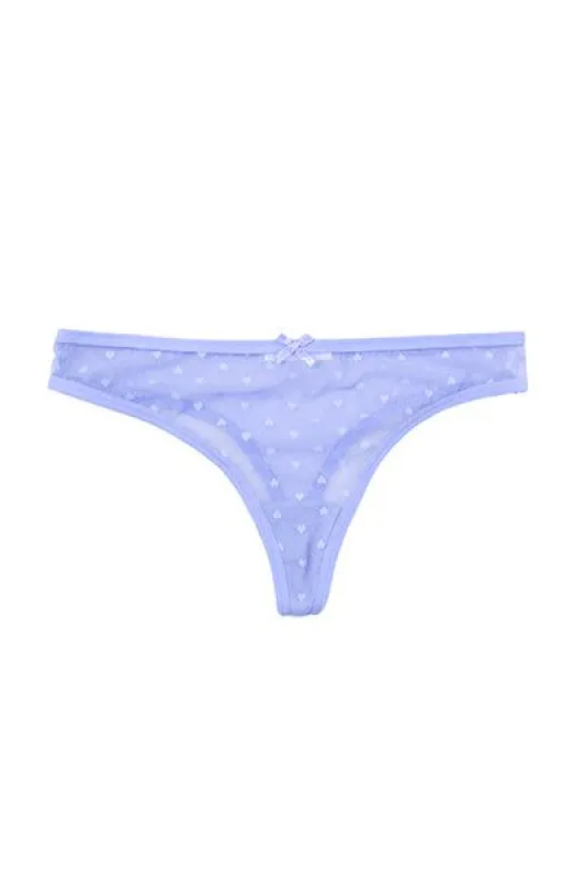 Tanga mesh corazones flock sold by Shasa