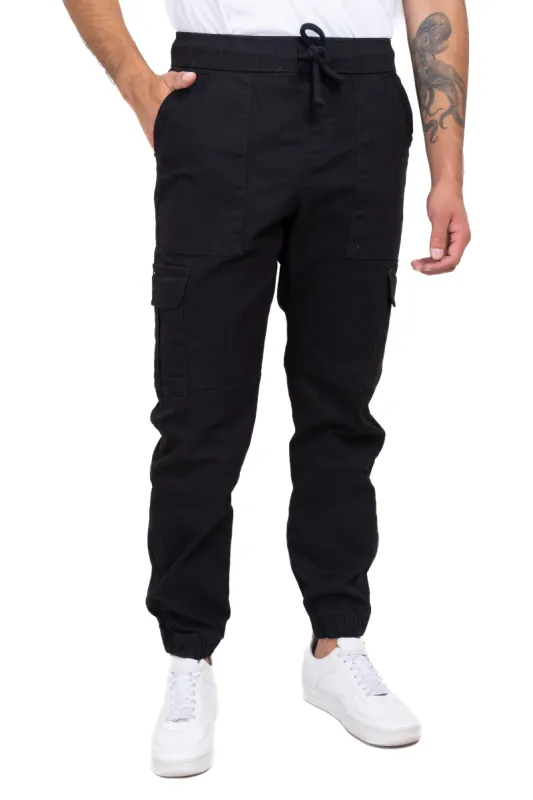 Jogger liso cargo sold by Shasa