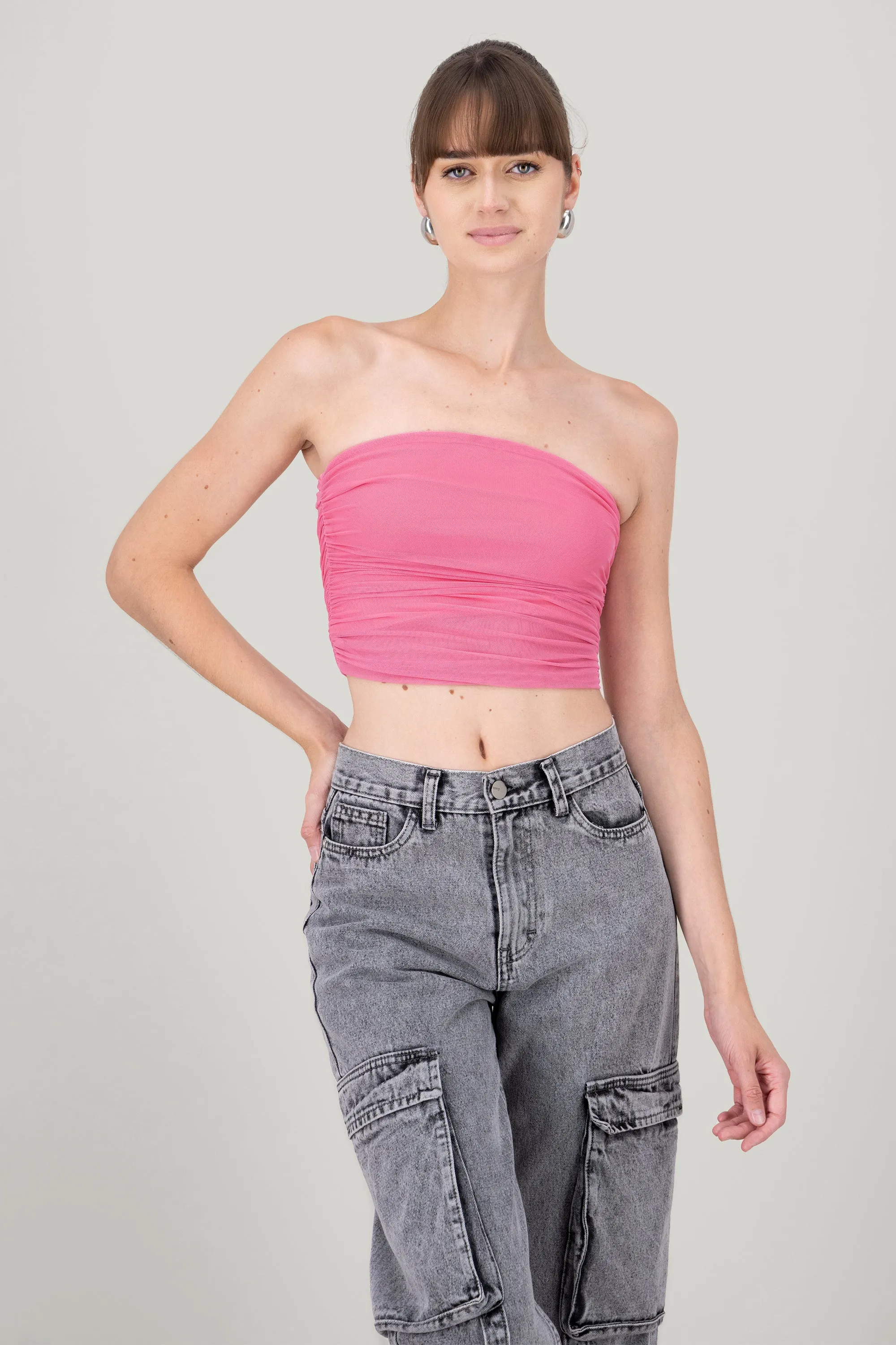 Top Tubo Mesh Fruncido sold by Shasa product image thumbnail 2