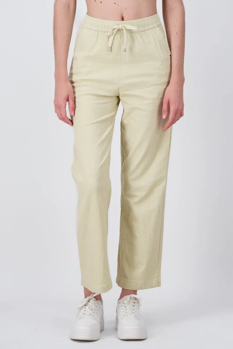 Pantalones de lino anchos sold by Shasa product image thumbnail 2