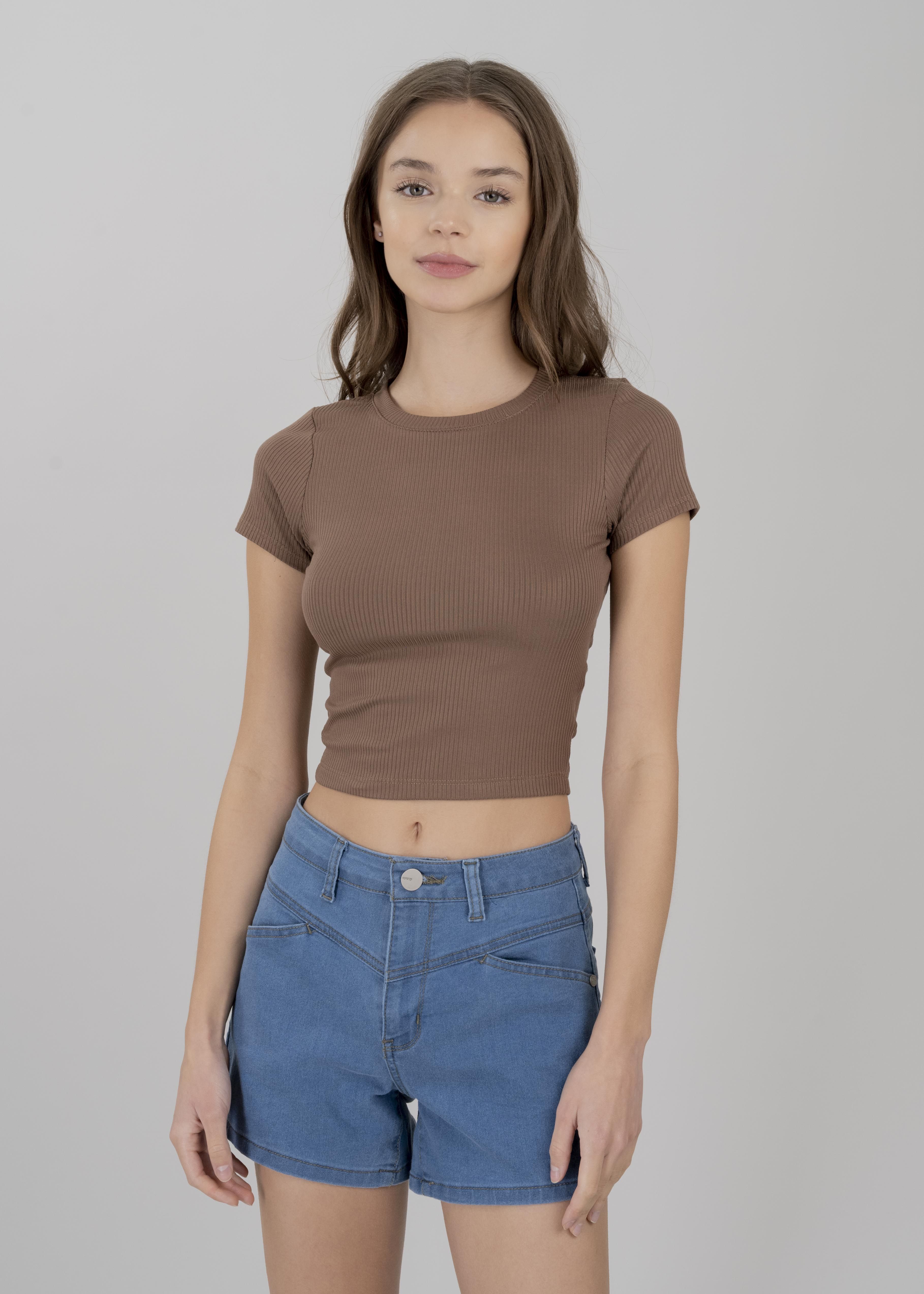 Top manga corta acanalado sold by Shasa product image thumbnail 2