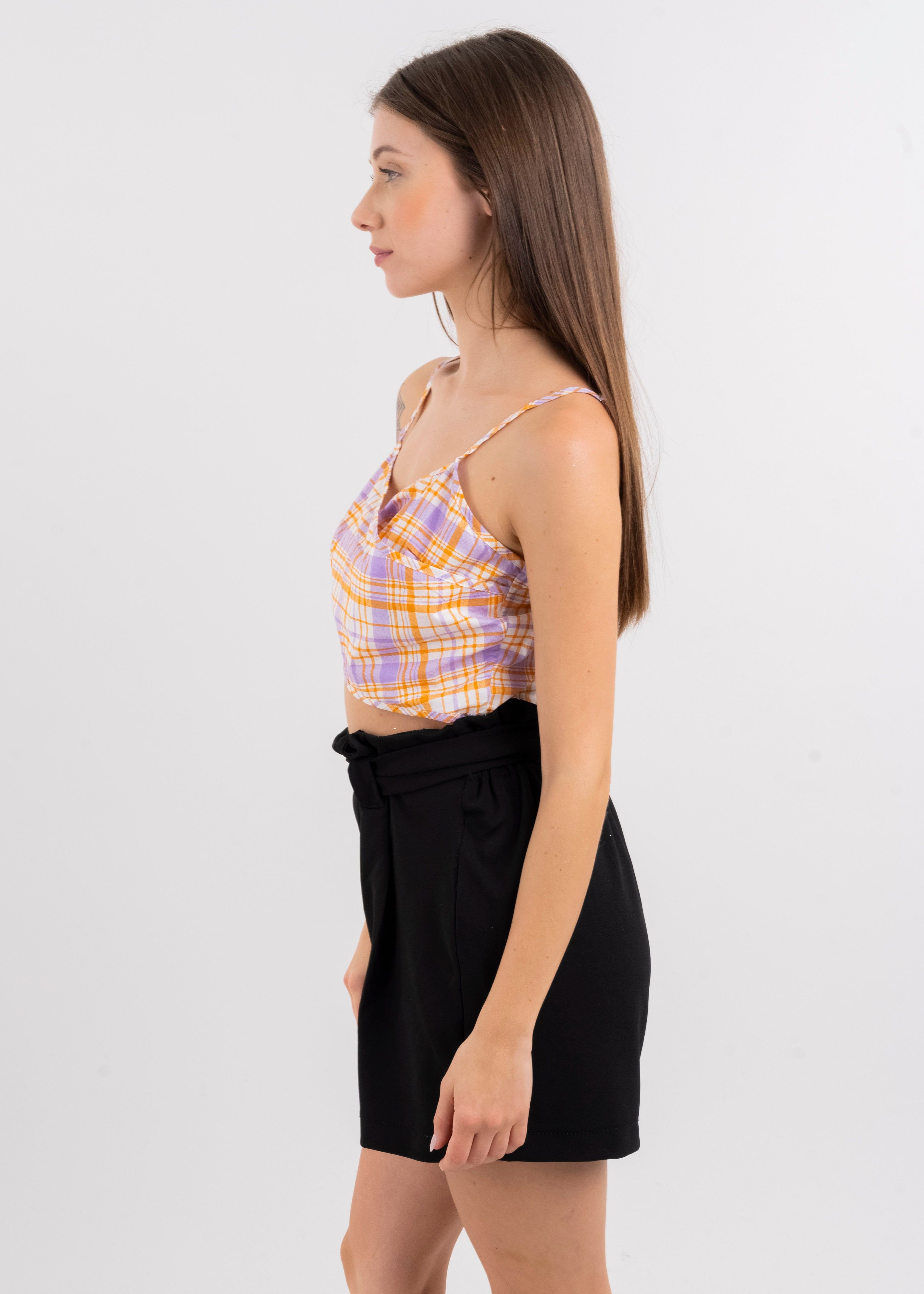 Top cruzado cuadros sold by Shasa product image thumbnail 3