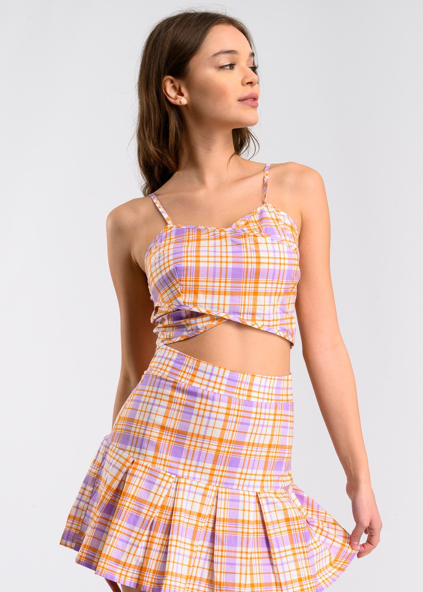 Top cruzado cuadros sold by Shasa product image thumbnail 5