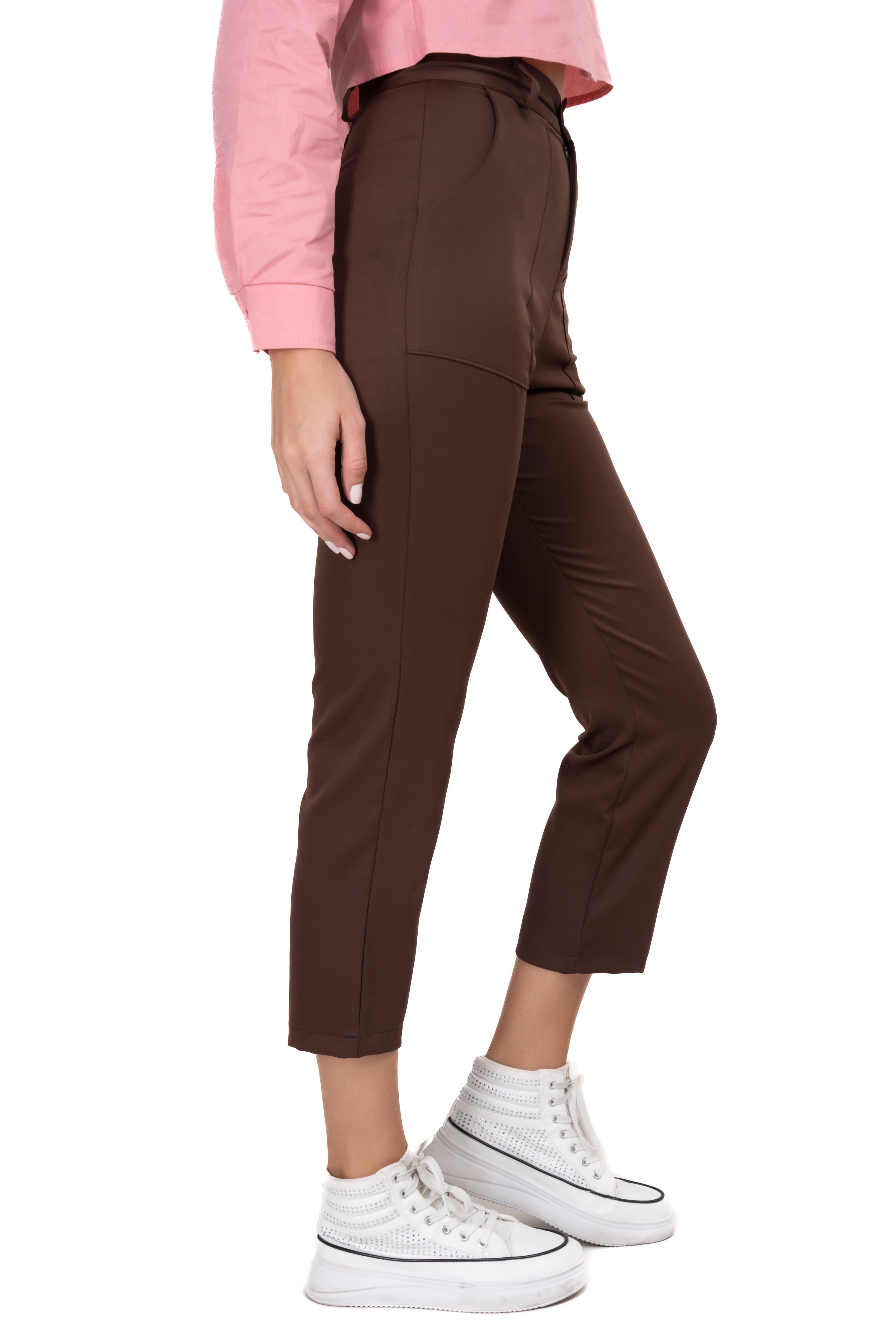 Pantalón Cintura Alta Capri Bolsas sold by Shasa product image thumbnail 3