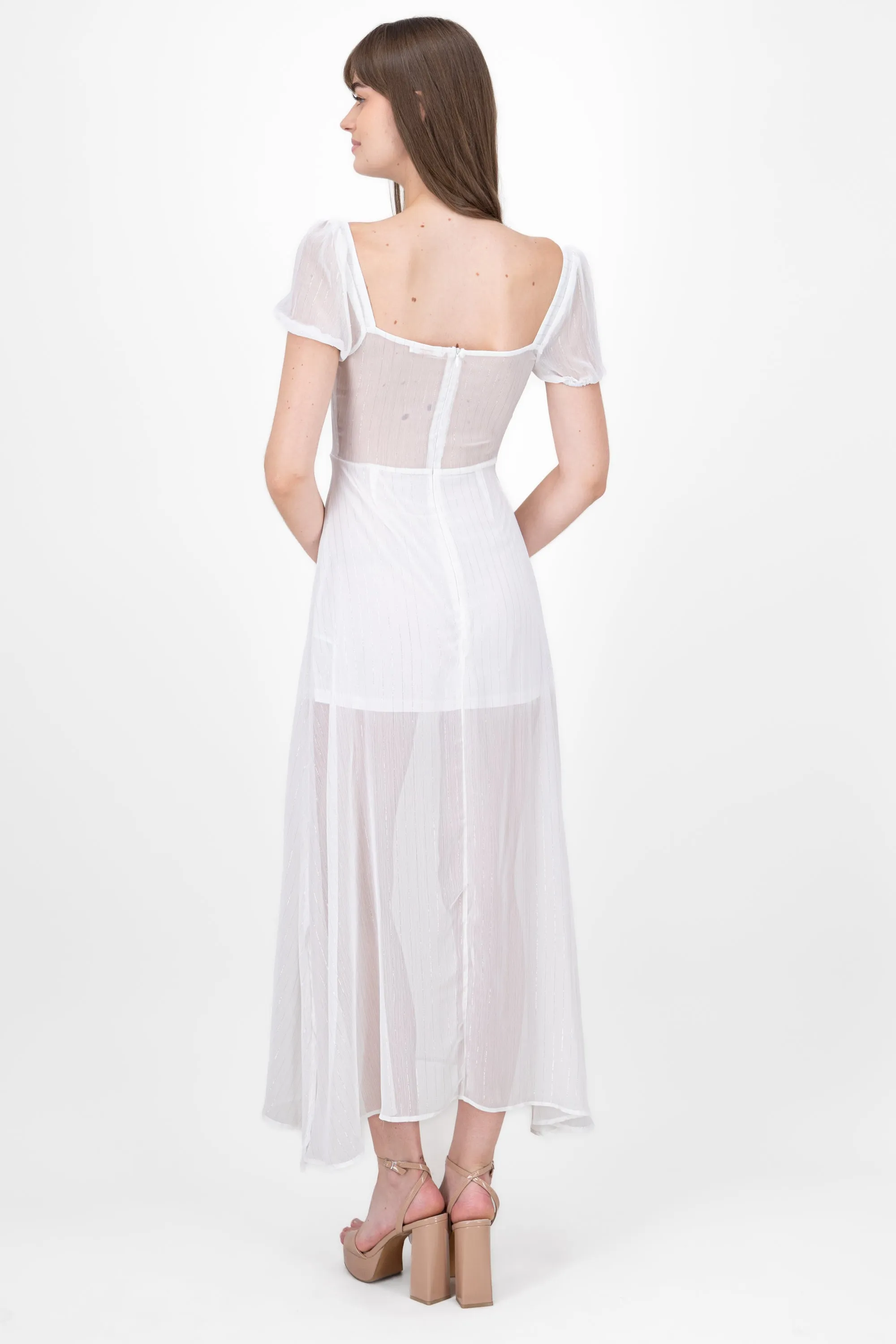 Vestido liso lurex maxi liso sold by Shasa product image thumbnail 4