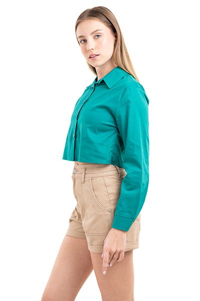 Camisa Crop Manga Larga sold by Shasa product image thumbnail 3