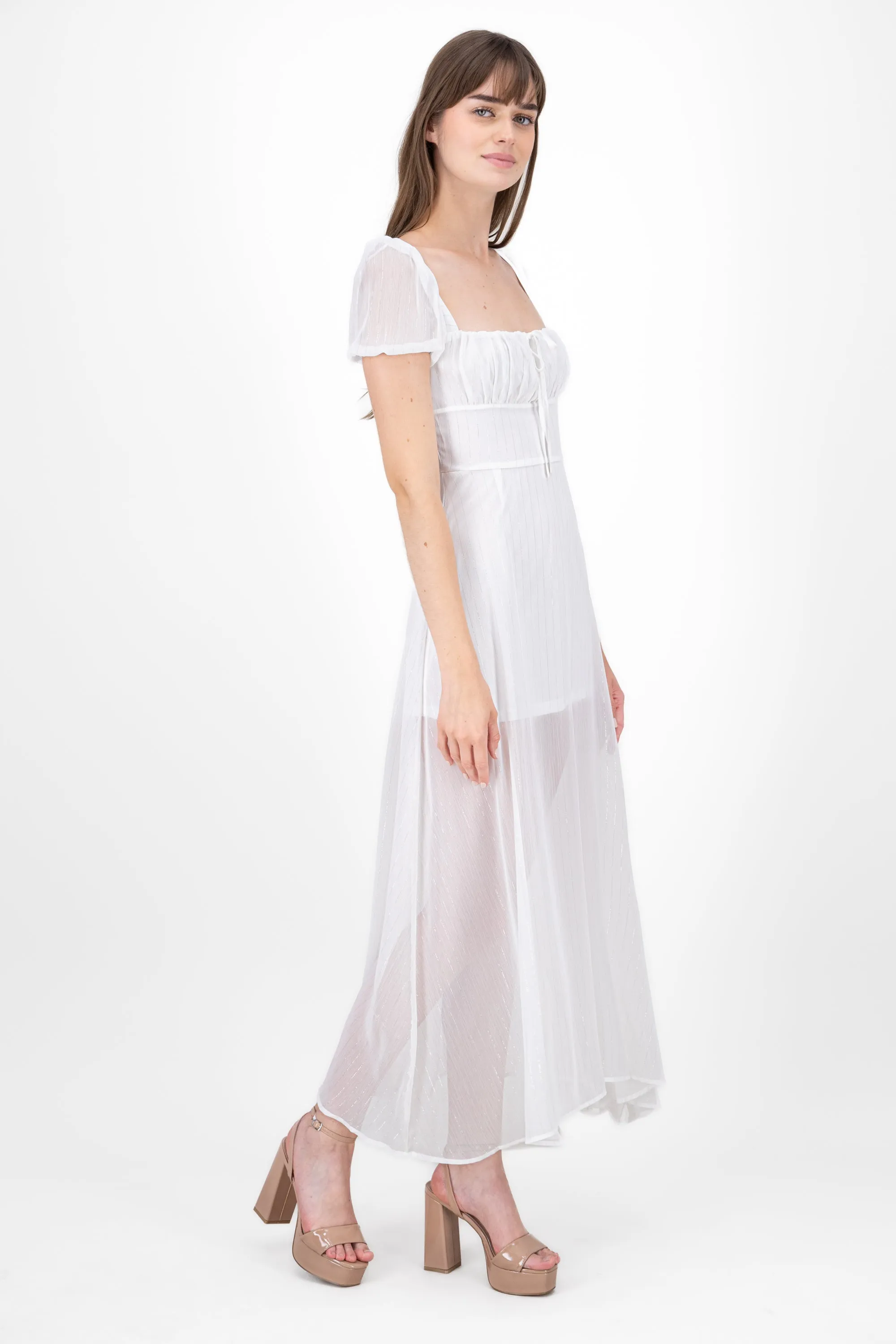 Vestido liso lurex maxi liso sold by Shasa product image thumbnail 3