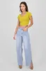 Jeans straight 2 bolsas con aberturas sold by Shasa