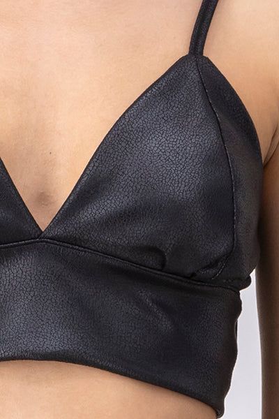 Top crop efecto piel textura sold by Shasa product image thumbnail 5