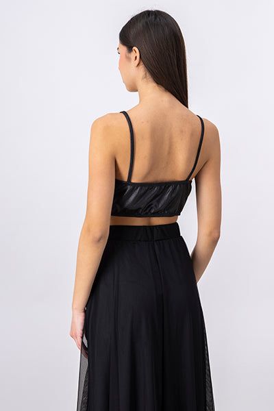 Top crop efecto piel textura sold by Shasa product image thumbnail 4