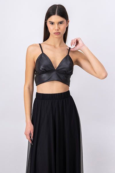 Top crop efecto piel textura sold by Shasa product image thumbnail 2